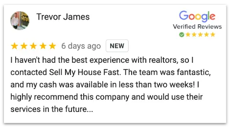 Customer review of Sell My House Fast Hub