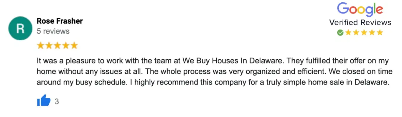 Customer review of Sell My House Fast Hub