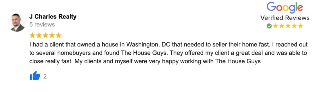 Customer review of Sell My House Fast Hub
