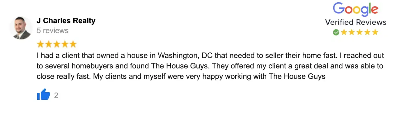 Customer review of Sell My House Fast Hub